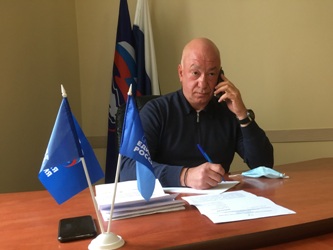 Вячеслав Доронин провел первый в новом созыве дистанционный прием граждан